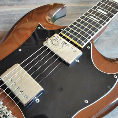 1970's Fresher Japan SG Vintage Electric Guitar (Walnut) | Reverb