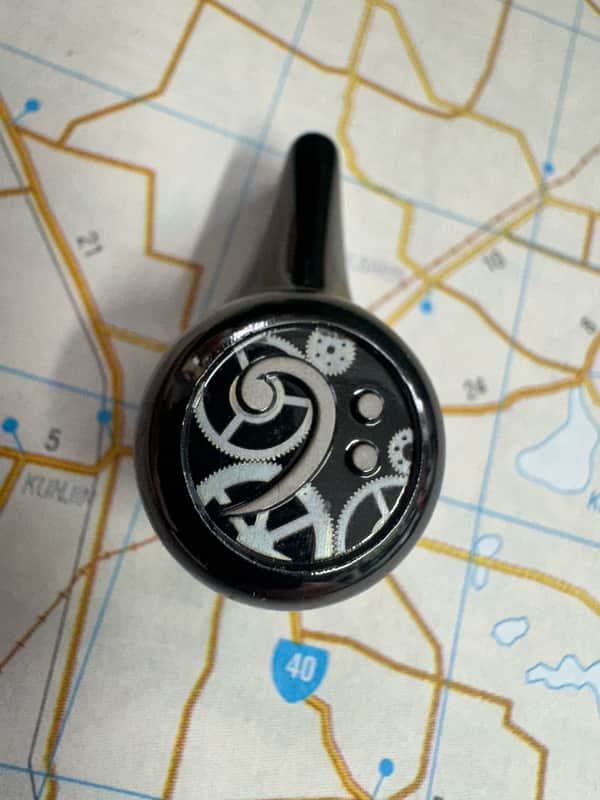 Endless Devices Movement Bass Clef Design | Chrome Black image 1