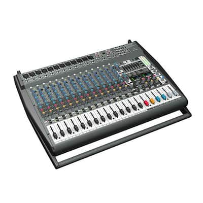Behringer Europower PMP6000 1600-Watt 20-Channel Powered Mixer with Multi-FX Processor and FBQ Feedback Detection System image 1
