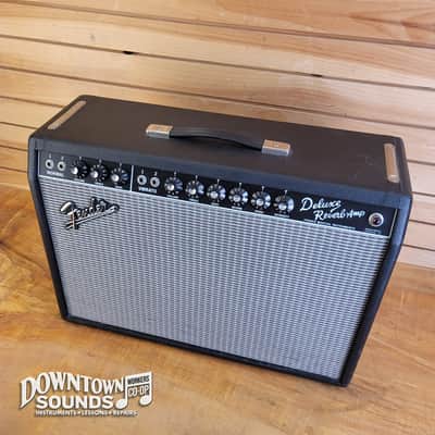 2013 Fender '65 Deluxe Reverb Reissue Combo Amplifier with Fender Two-Button Footswitch image 2