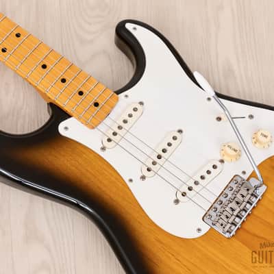 2008 Fender Stratocaster ‘57 Vintage Reissue ST57-78TX Sunburst w/ USA Pickups & Tags, Japan CIJ image 7