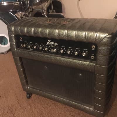 Kustom Combo K-150 1960's 70's Charcoal Sparkle image 1