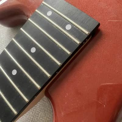 Red 5 String Bass Basswood Body with Maple Neck image 6
