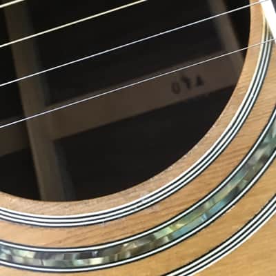 Vintage MIJ Canyon T40 Dreadnought Acoustic Guitar 1970s Natural Solid Spruce Top Martin D40 Style Axe image 18