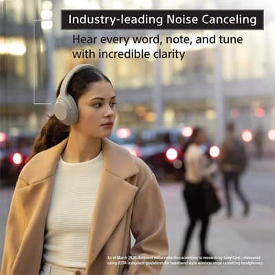 Sony Premium Noise Cancelling Wireless Over-the-Ear Headphones + Pro Stand Kit image 5