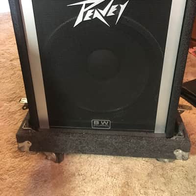 Peavey DataBass Digital / Bass Amp w/ "Cush Case" road case 450-Watt 1x15" Bass Combo 1980s - Black image 1