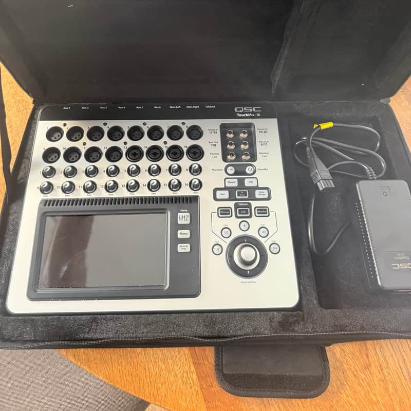 QSC TouchMix-16 Touch Screen Compact Digital Mixer 2010s - Silver image 1