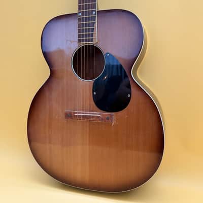 Vintage 1950's Old Craftsman (Kay K22) Sunburst Jumbo Acoustic Guitar image 17