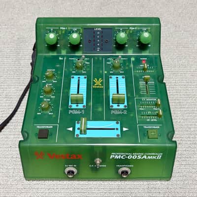 Vestax PMC-005A MKⅡ Blue Translucent DJ Mixer | Reverb