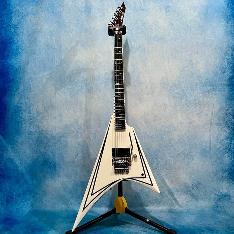 Edwards アレキシV アレキシライホ Edwards ESP Alexi Laiho Signature E-Scythe Flying V 2023 White