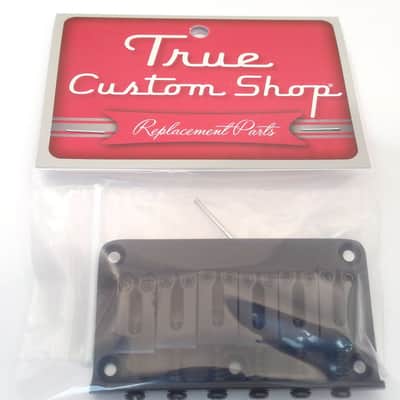 True Custom Shop® Black Hardtail Bridge for Modern Fender Strat or Telecaster image 3