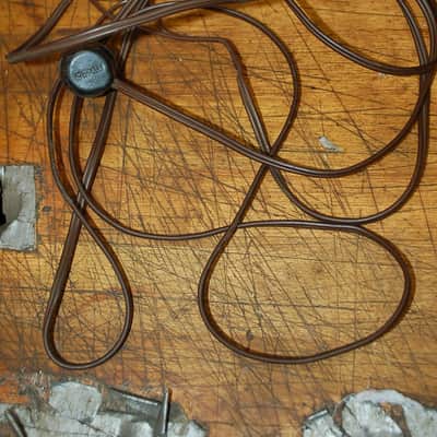 Used Original Vintage RARE Fender Tweed Deluxe Power cord 2 prong image 1
