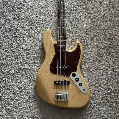 Fender FSR Jazz Bass 2011 MIM Special Edition Deluxe Natural Ash 4-String Guitar image 1