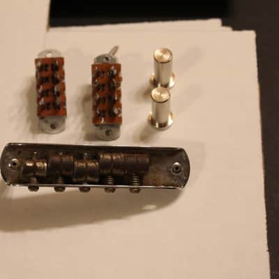 Fender Mustang original 1968 parts two switches and bridge 1968 image 6