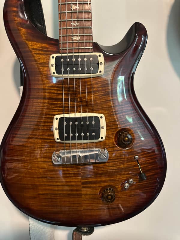 PRS 408 Maple Top Stoptail 10-Top in Black Gold Burst image 1