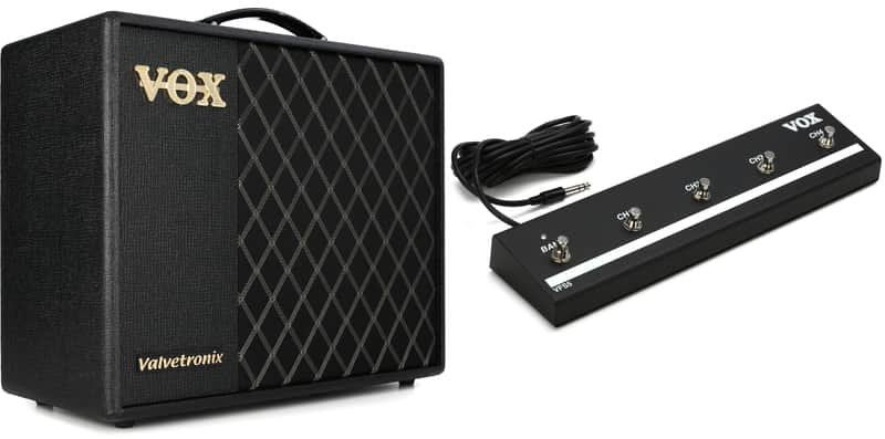 Vox VT40X 40-watt 1x10" Modeling Combo Amp  Bundle with Vox VFS5 VT Series Foot Controller image 1