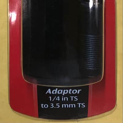 Hosa GMP-113 Adaptor 1/4" TS to 3.5mm TS - Black image 2