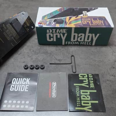 VINNIE PAUL'S DIME CRYBABY WAH FROM HELL Dimebag Darrell CFH Pantera Artist Signature DB-01 Wah Guitar Pedal Owned by Vinnie Paul Home Recording Studio Cry Baby image 8