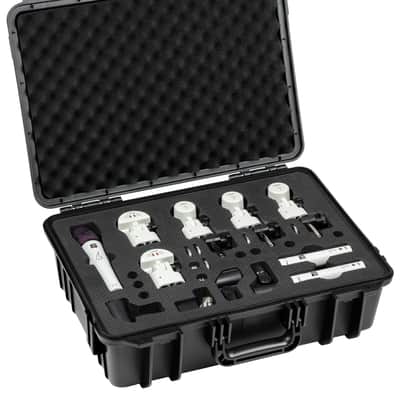 sE Electronics VPACKEC Eloy Casagrande Signature V Pack Feat 2 V Kick, 3 V Beat, 4 V Clamps, 1 V7 X, Pair of sE8 in White & Purple w/Case image 1