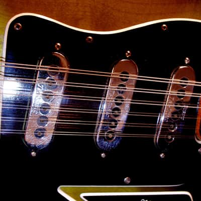 Burns DOUBLE SIX 1964 Green Sunburst. Maybe the RAREST BURNS GUITAR. With Tremolo System. Incredible image 13
