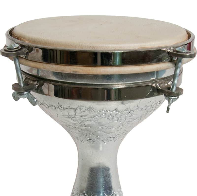Mid-East Tunable Aluminum Finger Doumbek 5 x 8-inch image 1