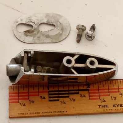 *Premier 1+ Tom Drum Lug Olympic Chrome Vintage 60s England 9/16" UK Floor Parts image 2