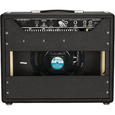 Fender '64 Custom Princeton Reverb 12W Amplifier with 10" Jensen P10R Alnico Speaker, Black image 2
