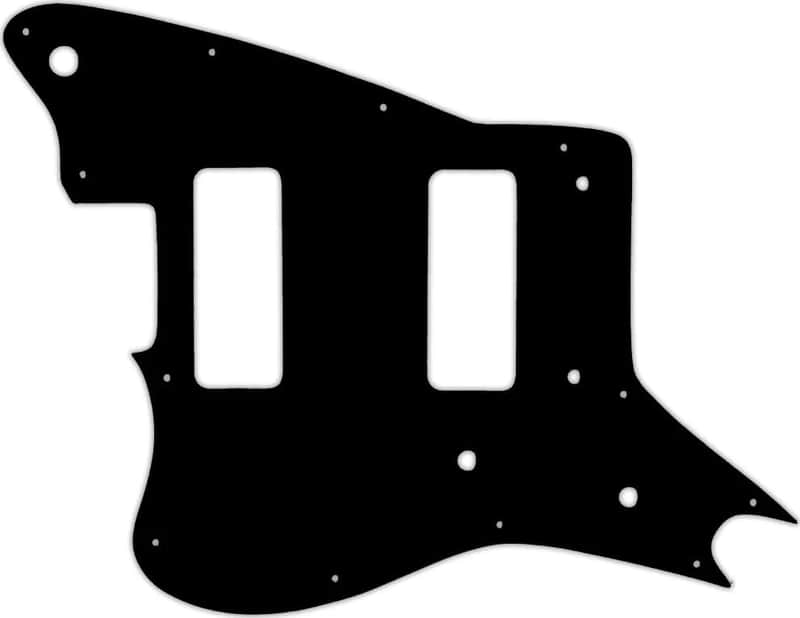 WD Custom Pickguard For Left Hand Fender Modern Player Jaguar - Custom Designed #38 Black/Cream/Black image 1