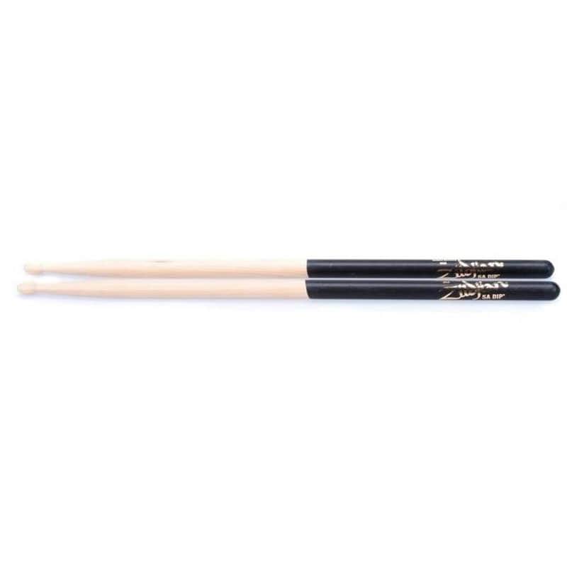 Zildjian 5A Wood Black DIP Drumsticks 12 Pair image 1