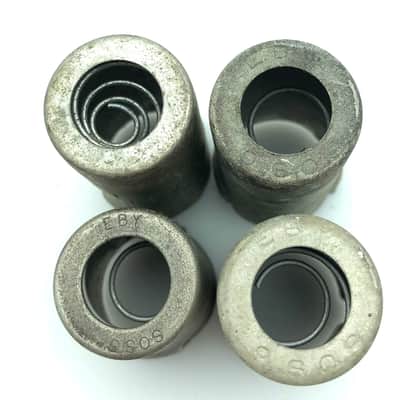 4 Vintage EBY Tube Shields Covers 1950’s+ image 4