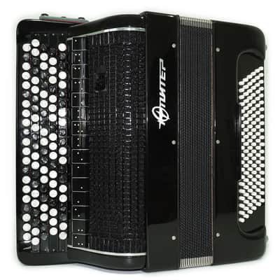 Jupiter Lux Button Accordion 120 Bass 5 Row Concert Bayan B Griff Double Cassotto Converter Free Bass and Stradella, 2691 image 8