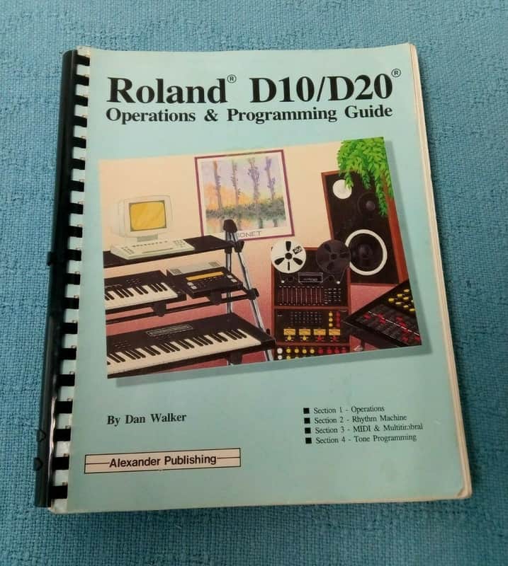 Roland D10/D20 Operations & Programming Guide By Dan Walker image 1