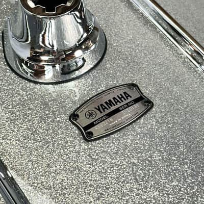 Yamaha Recording Custom 5pc Drum Set 22/10/12/14/16 Silver Sparkle image 5
