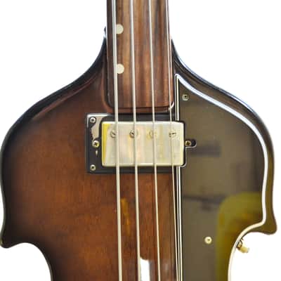 Vintage 1970s Univox Lectra U1970 Fretless 4-String Bass + Gig Bag image 3