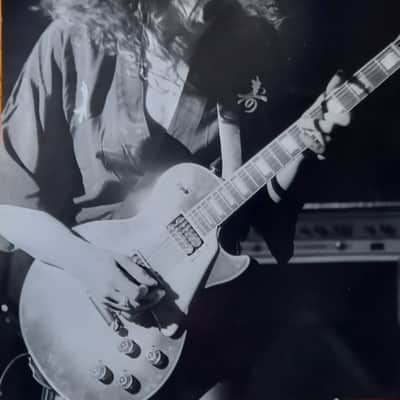 1972 Gibson Les Paul Custom Faded Orange - Artist Owned by Dennis Stratton Former Iron Maiden image 13