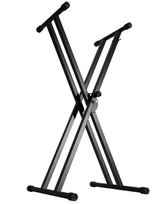 On-Stage KS7171 Double-X Keyboard Stand 2020s - Black image 1