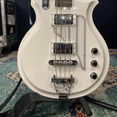 Eastwood Tom Hamilton's Aerosmith, Airline Map DLX  White "Dressing Room Bass" (#23) 2000s - White image 5