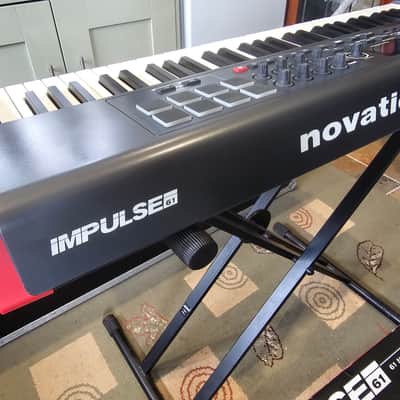 Novation Novation Impulse 61 USB MIDI Controller Keyboard Mid 2012 - Black image 14
