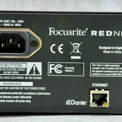 Focusrite RedNet 2 Dante Audio Interface 2010s - Red image 3