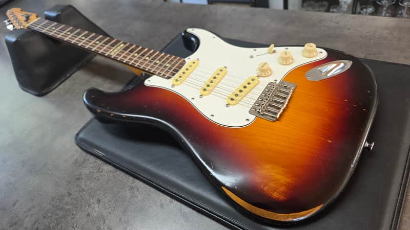 ESP Vintage Plus Relic 美品 ギグバッグ付 ESP Vintage Plus Stratocaster 60s CUSTOM SHOP RELIC AGED ROAD WORN
