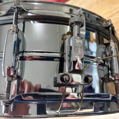 Pearl 14” x 5” Mirror Chrome Steel Shell Snare Drum image 2