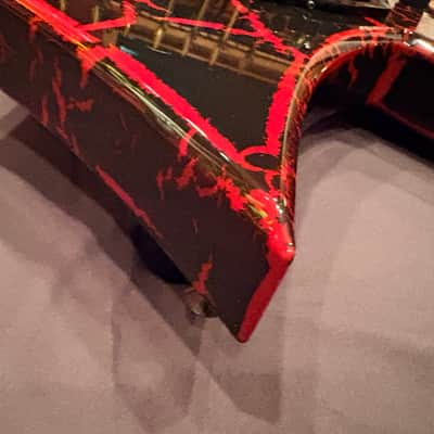 B.C. Rich USA Custom Shop Stranger Things “Eddie's” NJ Warlock 2022 Relic Crackle image 9