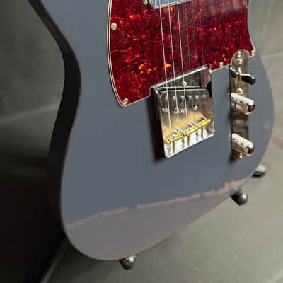 Fender American Professional Classic Telecaster Electric Guitar Faded Black w/ Gig Bag image 5