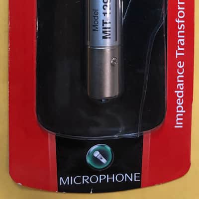 Hosa MIT-129 Impedance Transformer 1/4" TS to XLR3M - Chrome image 2