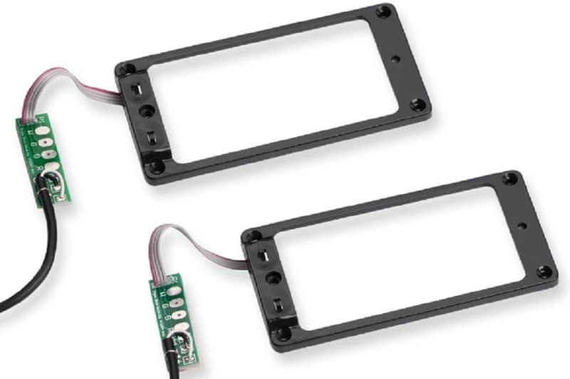 Seymour Duncan Triple Shot Switching Mounting Ring Set - Trembucker Flat - Black image 1