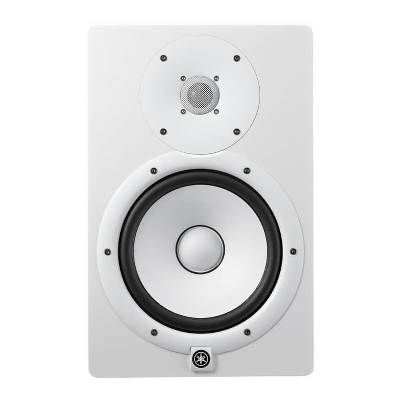 Yamaha HS8 W 8" Powered Studio Monitor, White Cabinet image 1