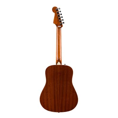 Fender California Standard Redondo Mini with Bag and Sapele Top (Natural Sapele) image 3