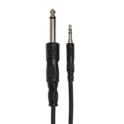 HOSA CMP-110 10' Mono Interconnect, 1/4 In TS To 3.5 Mm TRS image 3