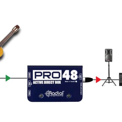Radial Pro48 Active Direct Box 2015 - Blue image 3