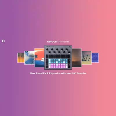 Novation Circuit Rhythm Standalone Groovebox Sampler for Performing Beats, Grey image 9